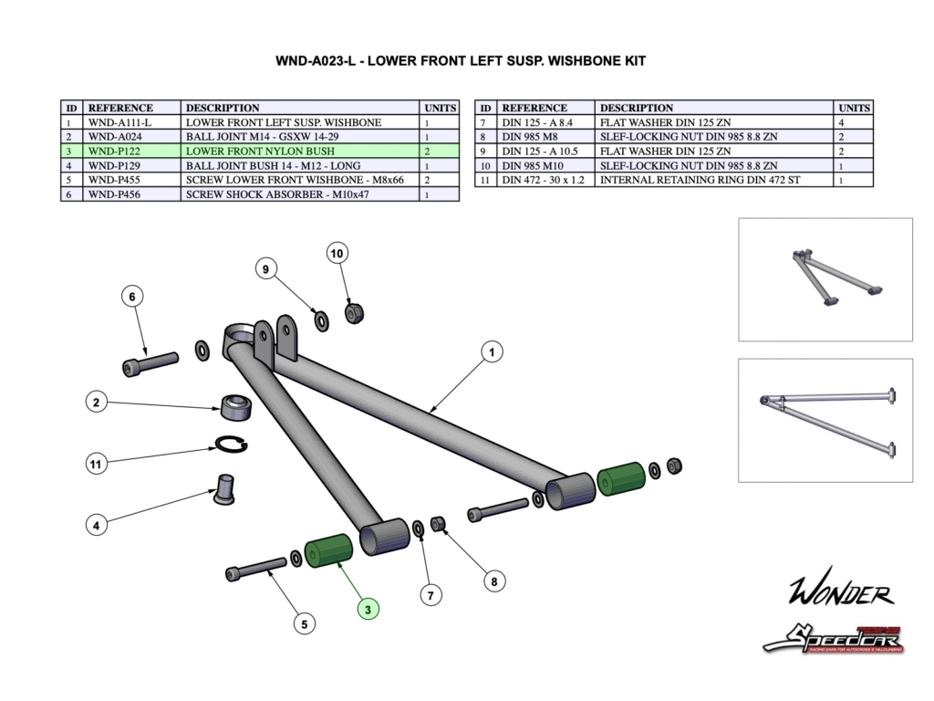 LOWER FRONT NYLON BUSH