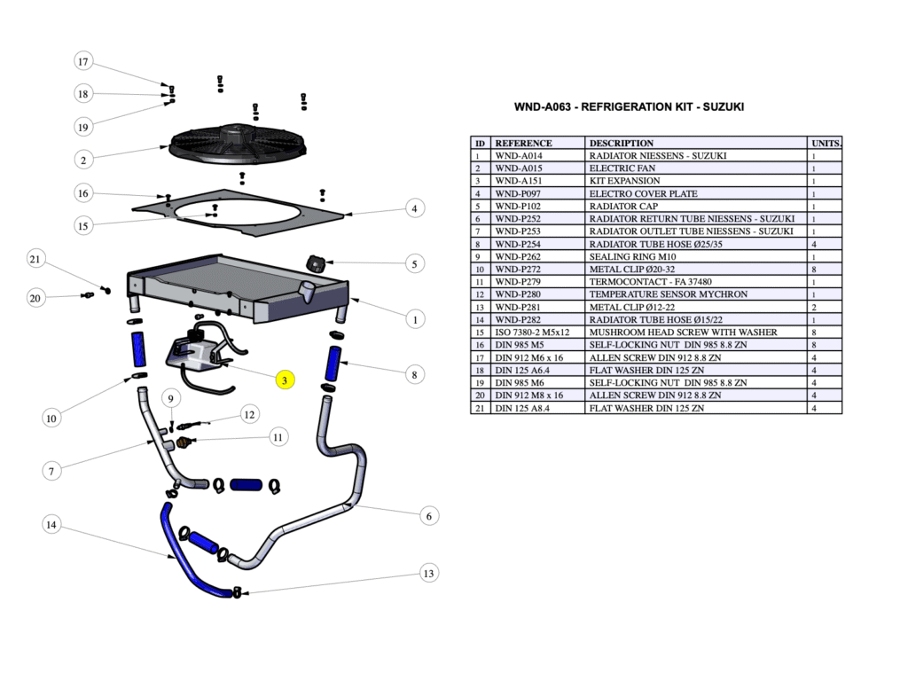 RADIATOR NIESSENS - SUZUKI