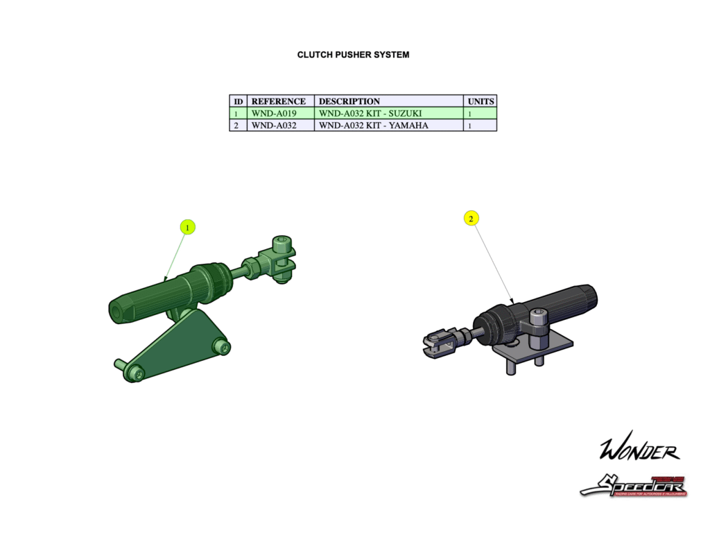 CLUTCH PUSHER KIT - SUZUKI