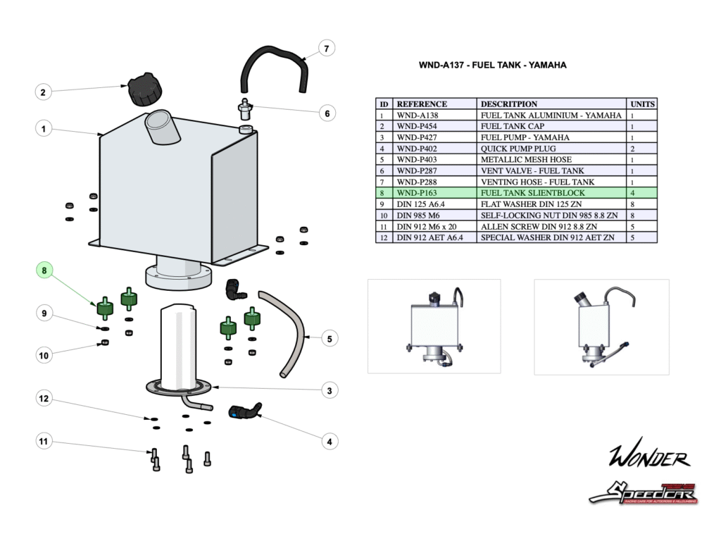 FUEL TANK SILENTBLOCK