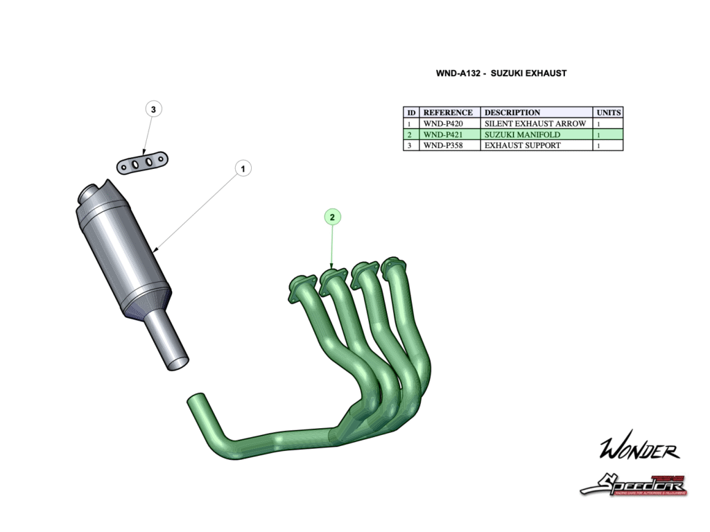 EXHAUST MANIFOLD SUZUKI