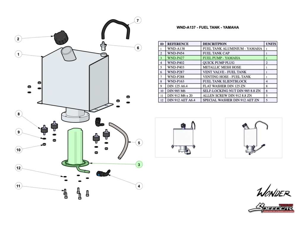 FUEL PUMP - YAMAHA